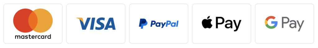 Moyens de paiement acceptés